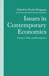 book Issues in Contemporary Economics: Volume 3 Policy and Development