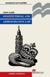 book Constitutional and Administrative Law