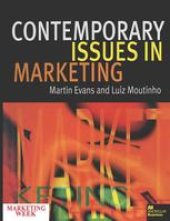 book Contemporary Issues in Marketing