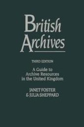 book British Archives: A Guide to Archive Resources in the United Kingdom