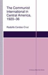 book The Communist International in Central America, 1920–36