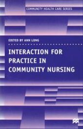 book Interaction for Practice in Community Nursing