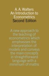 book An Introduction to Econometrics