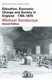 book Education, Economic Change and Society in England 1780–1870