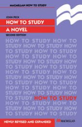 book How to Study a Novel