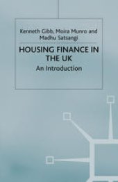 book Housing Finance in the UK: An Introduction