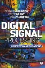 book Digital Signal Processing: Concepts and Applications