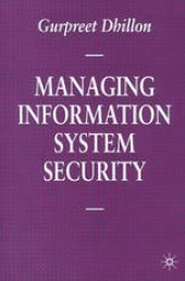 book Managing Information System Security