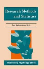 book Research Methods and Statistics