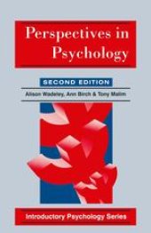 book Perspectives in Psychology