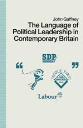 book The Language of Political Leadership in Contemporary Britain