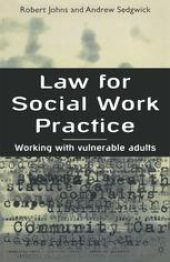 book Law for Social Work Practice: Working with Vulnerable Adults