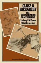 book Class and Hierarchy: The Social Meaning of Occupations