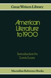 book American Literature to 1900