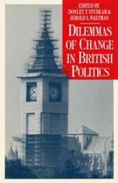 book Dilemmas of Change in British Politics