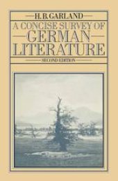 book A Concise Survey of German Literature