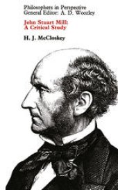 book John Stuart Mill: A Critical Study