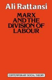 book Marx and the Division of Labour