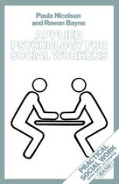 book Applied Psychology for Social Workers