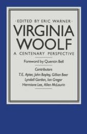 book Virginia Woolf: A Centenary Perspective