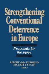 book Strengthening Conventional Deterrence in Europe: Proposals for the 1980s
