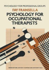 book Psychology for Occupational Therapists