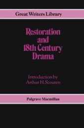 book Restoration and 18th-Century Drama