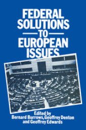 book Federal Solutions to European Issues