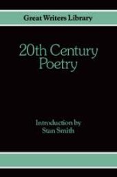 book 20th-Century Poetry