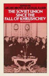 book The Soviet Union since the Fall of Khrushchev