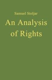 book An Analysis of Rights