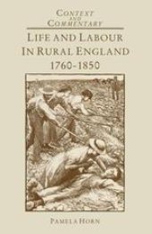 book Life and Labour in Rural England, 1760–1850