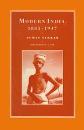 book Modern India 1885–1947