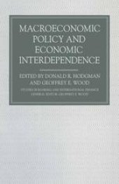 book Macroeconomic Policy and Economic Interdependence