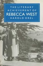 book The Literary Achievement of Rebecca West