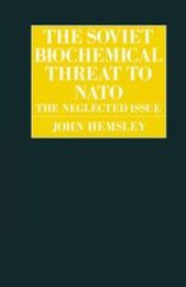 book The Soviet Biochemical Threat to NATO