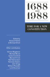 book 1688–1988: Time for a New Constitution