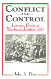 book Conflict and Control: Law and Order in Nineteenth-Century Italy