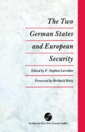 book The Two German States and European Security