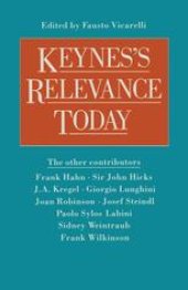 book Keynes’s Relevance Today