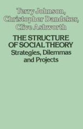 book The Structure of Social Theory: Dilemmas, strategies and projects