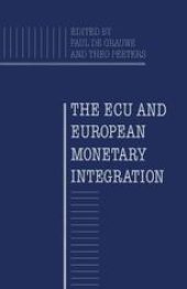 book The ECU and European Monetary Integration