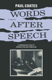 book Words After Speech: A Comparative Study of Romanticism and Symbolism