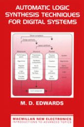 book Automatic Logic Synthesis Techniques for Digital Systems