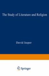 book The Study of Literature and Religion: An Introduction