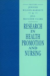 book Research in health promotion and nursing