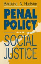 book Penal Policy and Social Justice