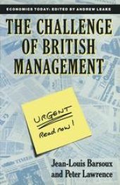 book The Challenge of British Management