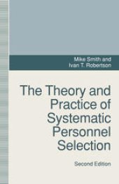 book The Theory and Practice of Systematic Personnel Selection