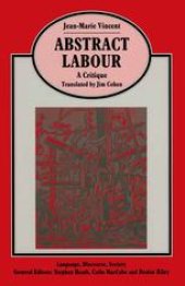 book Abstract Labour: A Critique